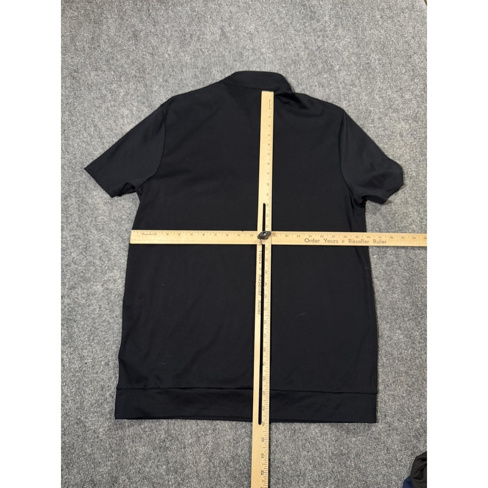 Hugo Boss Shirt Mens XL Black Mercedes AMG Petronas Mock Neck Zip Tee Racing - Picture 6 of 9